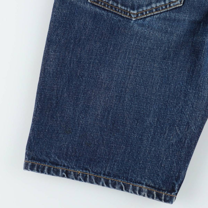 Carhartt Western Short II denim shorts, men's size W33 (approx.) cotton blue type Vintage Second Hand