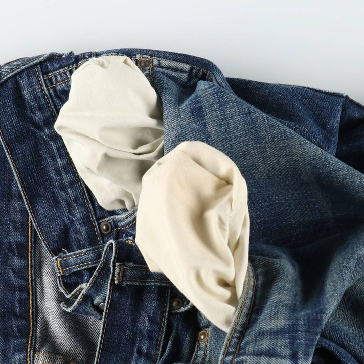 Carhartt Western Short II denim shorts, men's size W33 (approx.) cotton blue type Vintage Second Hand