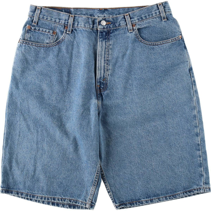 2000'S Levi's 569 Loose Straight Fit Denim Shorts (Men's W36 equivalent) cotton blue type Vintage Second Hand