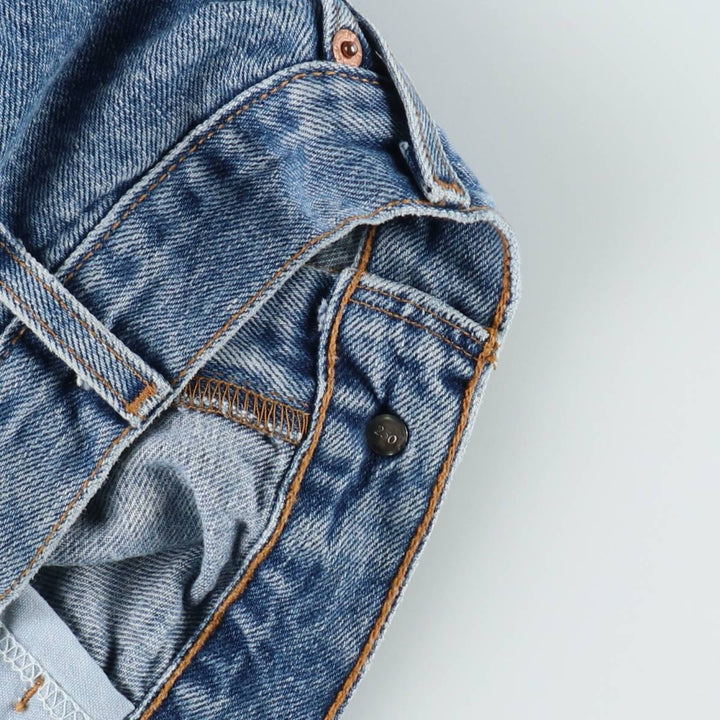 2000'S Levi's 569 Loose Straight Fit Denim Shorts (Men's W36 equivalent) cotton blue type Vintage Second Hand