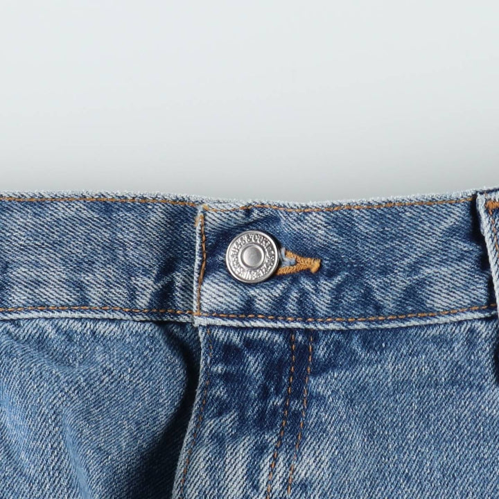 2000'S Levi's 569 Loose Straight Fit Denim Shorts (Men's W36 equivalent) cotton blue type Vintage Second Hand