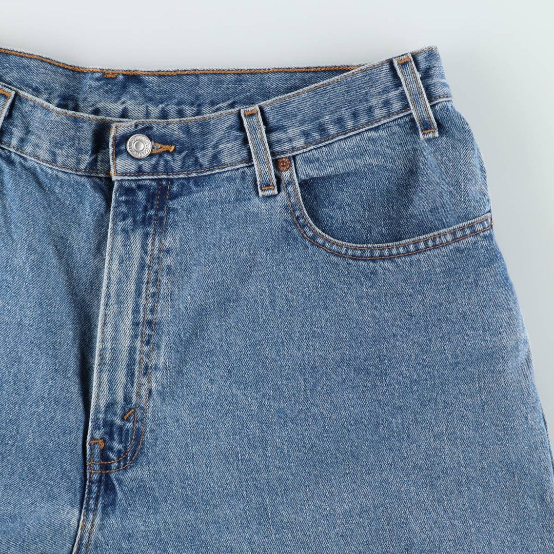 2000'S Levi's 569 Loose Straight Fit Denim Shorts (Men's W36 equivalent) cotton blue type Vintage Second Hand