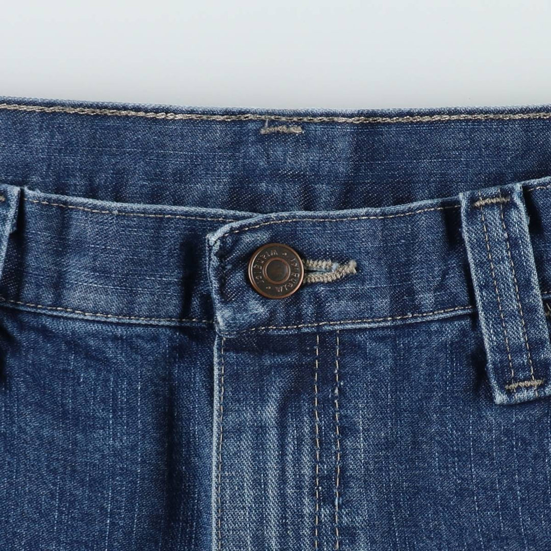 2000'S Wrangler denim painter shorts, men's size W33 (approx.) cotton blue type Vintage Second Hand