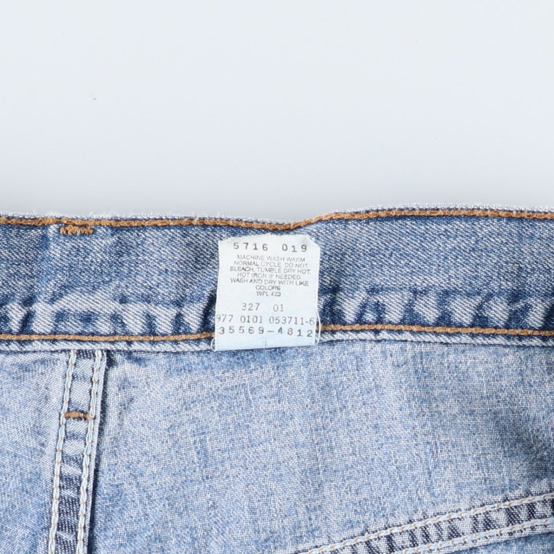 2000'S Levi's 569 Denim Shorts (Men's W36 equivalent) cotton Blue type light blue Vintage Second Hand