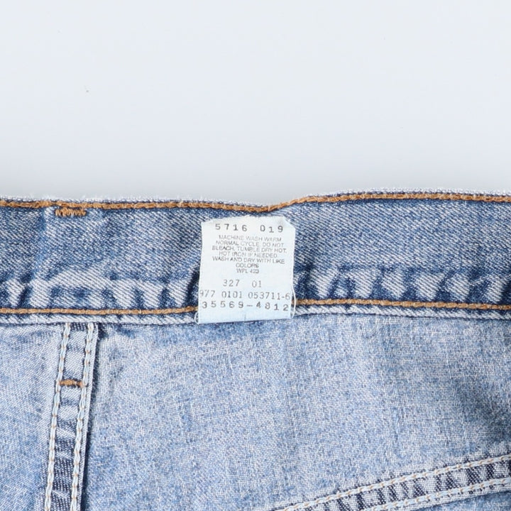 2000'S Levi's 569 Denim Shorts (Men's W36 equivalent) cotton Blue type light blue Vintage Second Hand