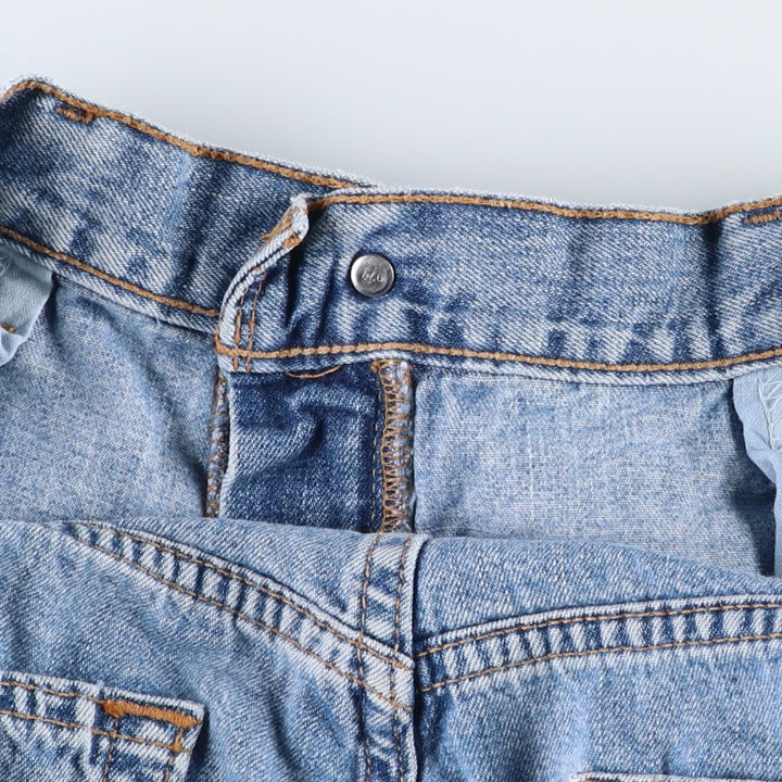 2000'S Levi's 569 Denim Shorts (Men's W36 equivalent) cotton Blue type light blue Vintage Second Hand