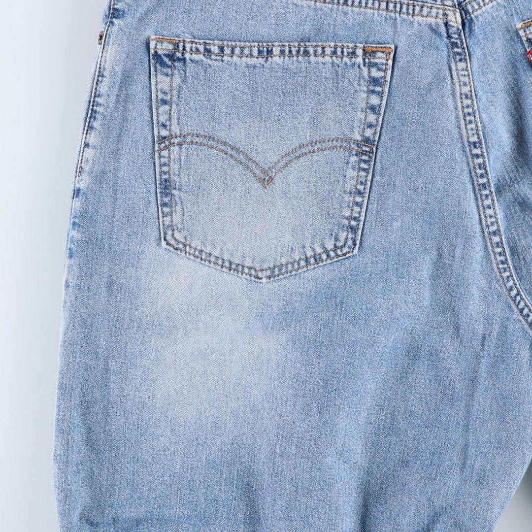 2000'S Levi's 569 Denim Shorts (Men's W36 equivalent) cotton Blue type light blue Vintage Second Hand