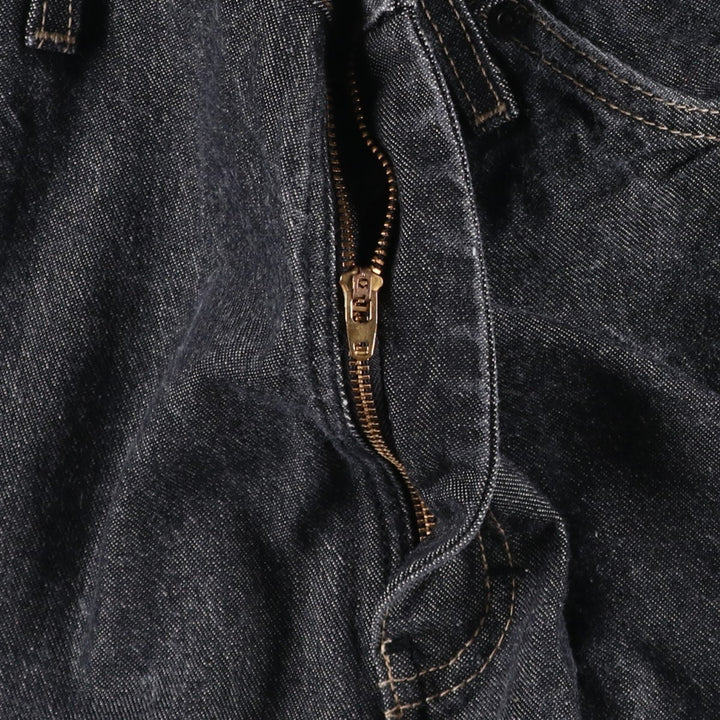 Dickies Black Denim Shorts, Half Pants, Men's, W37 cotton black type Vintage Second Hand