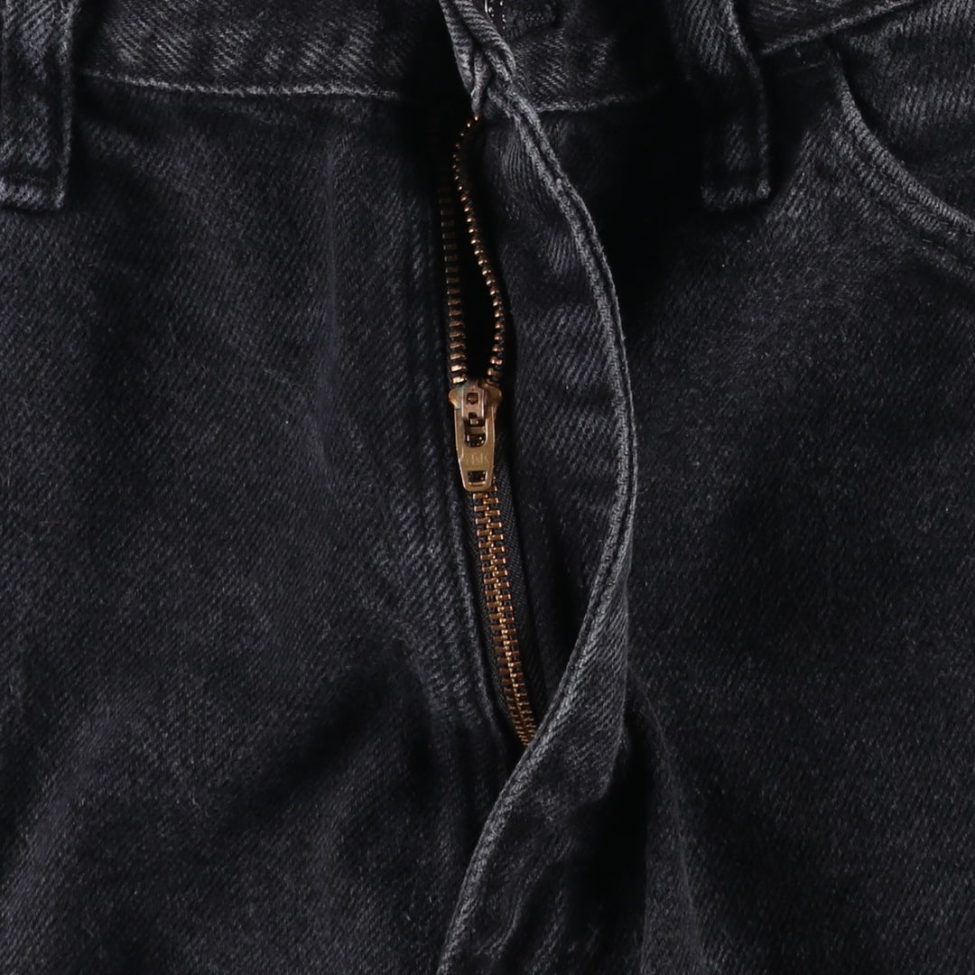 Wrangler Black Denim Shorts, Shorts, Men's, W34 cotton black type Vintage Second Hand