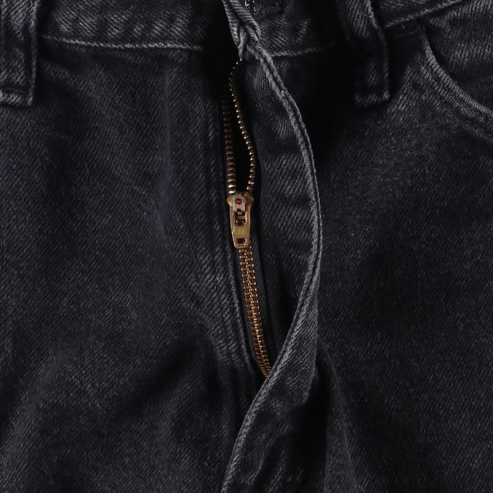 Wrangler Black Denim Shorts, Shorts, Men's, W34 cotton black type Vintage Second Hand