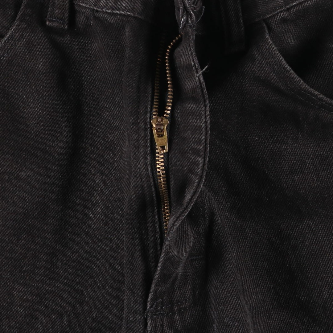 Wrangler Black Denim Shorts, Shorts, Men's, W32 equivalent cotton black type Vintage Second Hand