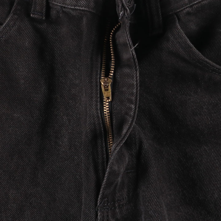 Wrangler Black Denim Shorts, Shorts, Men's, W32 equivalent cotton black type Vintage Second Hand
