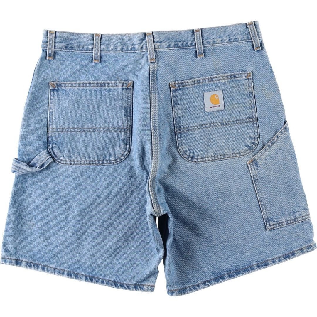 Carhartt Denim Painter Shorts, Shorts, Men's, W37 equivalent cotton Blue type light blue Vintage Second Hand