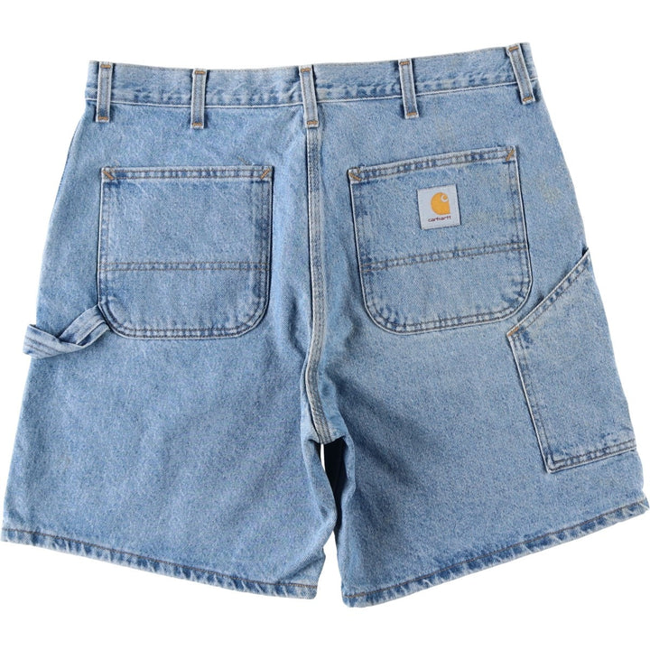 Carhartt Denim Painter Shorts, Shorts, Men's, W37 equivalent cotton Blue type light blue Vintage Second Hand