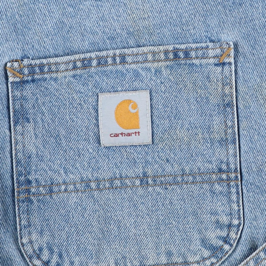 Carhartt Denim Painter Shorts, Shorts, Men's, W37 equivalent cotton Blue type light blue Vintage Second Hand