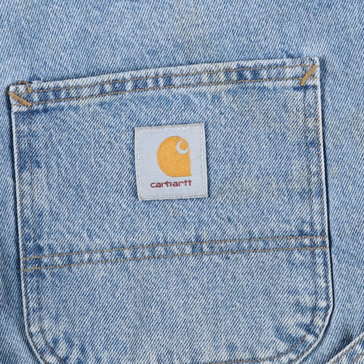 Carhartt Denim Painter Shorts, Shorts, Men's, W37 equivalent cotton Blue type light blue Vintage Second Hand