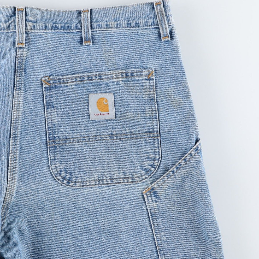 Carhartt Denim Painter Shorts, Shorts, Men's, W37 equivalent cotton Blue type light blue Vintage Second Hand
