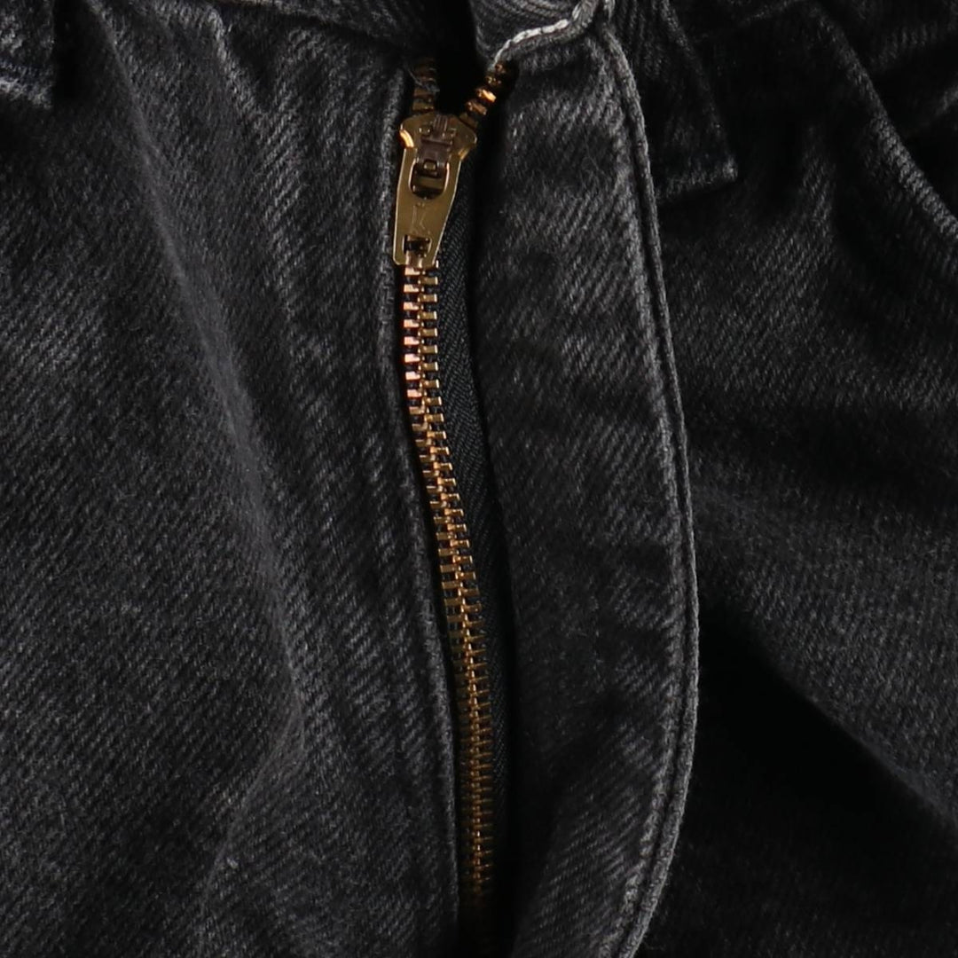 80s-90'S Wrangler Black Denim Shorts, Made in USA, Men's Size W32 (approx.), Vintage cotton black type Vintage Second Hand