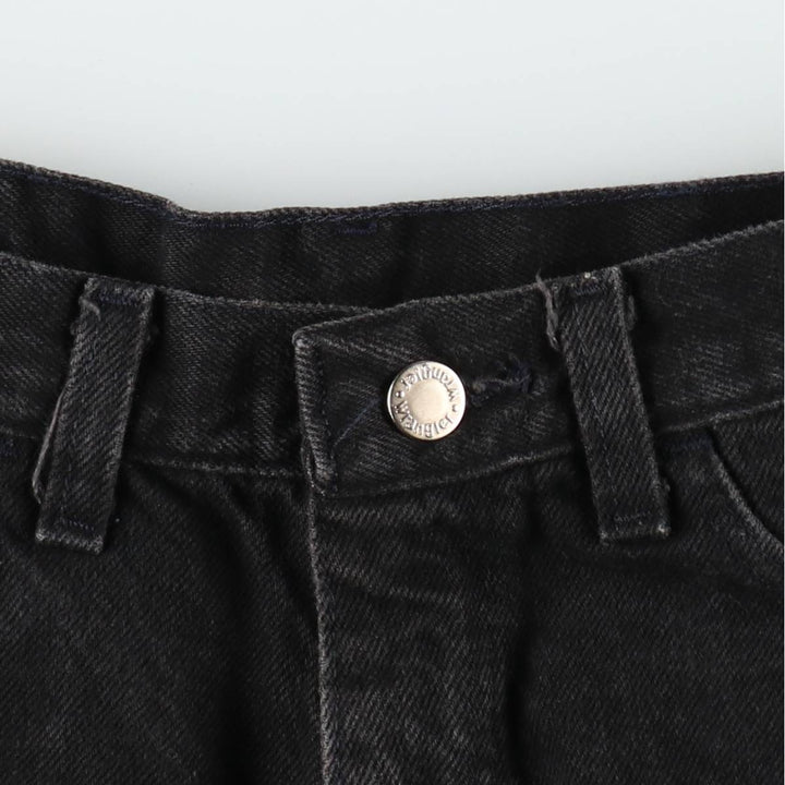 80s-90'S Wrangler Black Denim Shorts, Made in USA, Men's Size W30 (approx.), Vintage cotton black type Vintage Second Hand