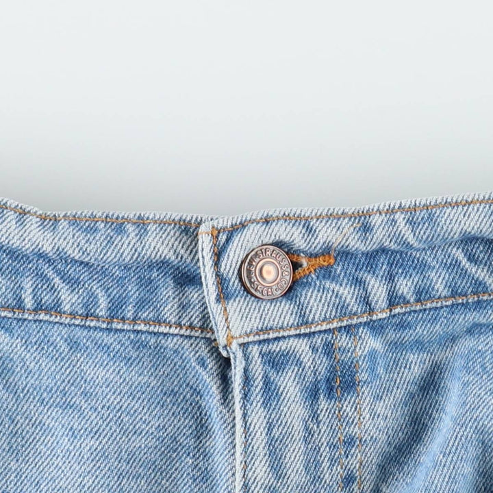 90'S Levi's 35560-1714 Orange Tab Denim Shorts, Half Pants, Made in USA, Men's W36 (approx.), Vintage cotton blue type Vintage Second Hand
