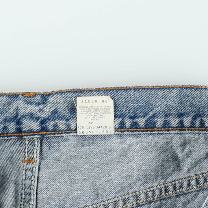 90'S Levi's 550 Relaxed Fit Denim Shorts, Made in USA, Men's W35 (approx.), Vintage. cotton blue type Vintage Second Hand