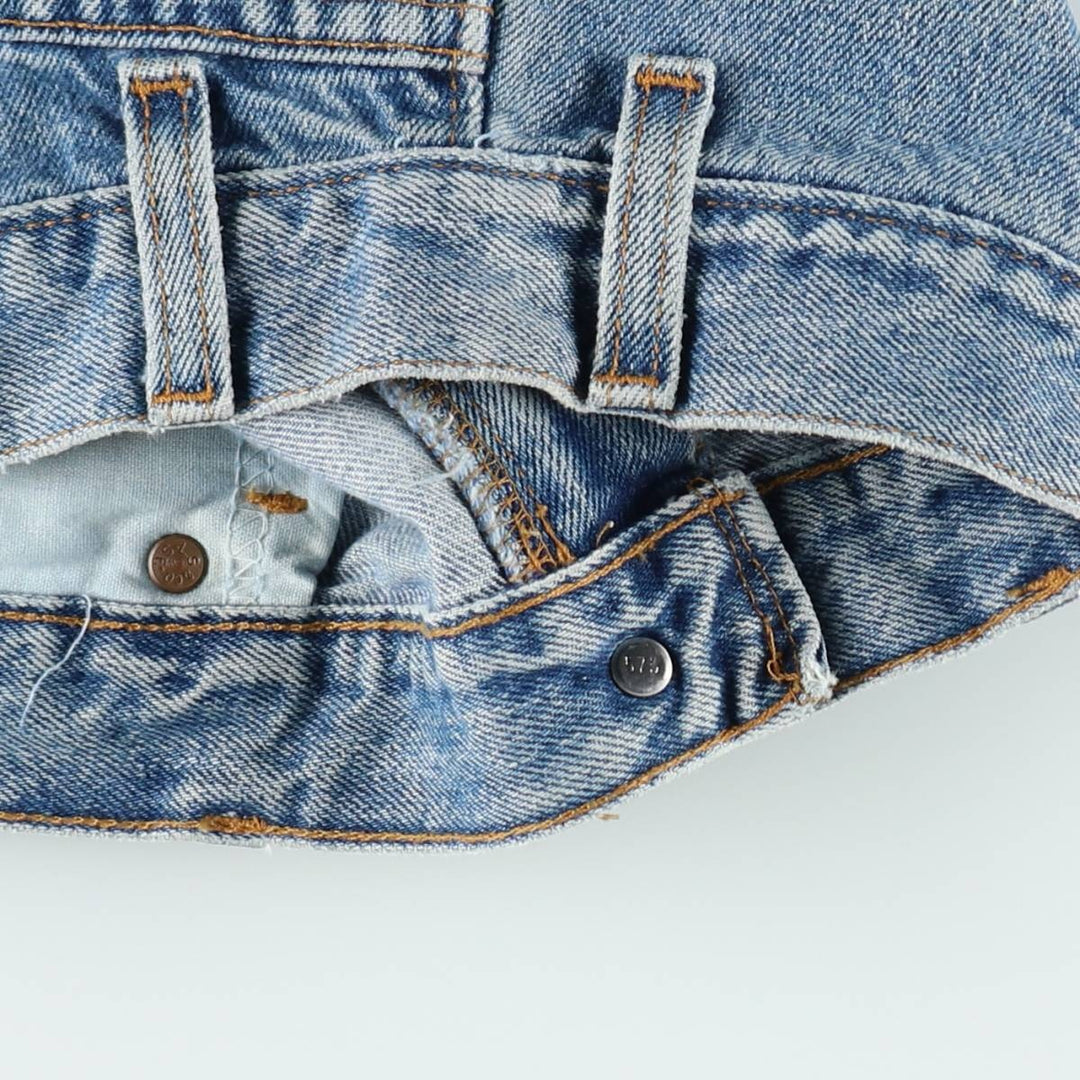 90'S Levi's 550 Relaxed Fit Denim Shorts, Made in USA, Men's W35 (approx.), Vintage. cotton blue type Vintage Second Hand