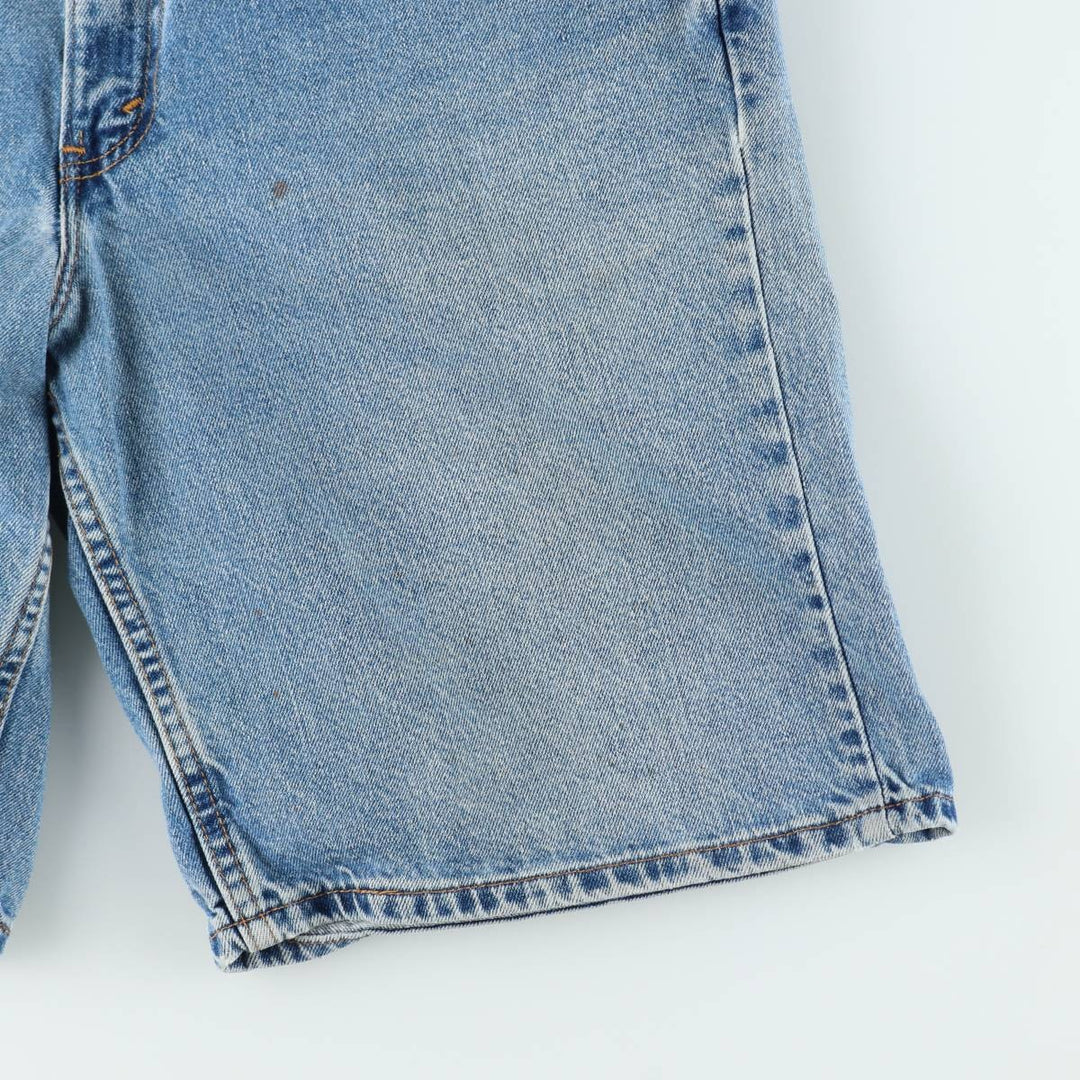 90'S Levi's 550 Relaxed Fit Denim Shorts, Made in USA, Men's W35 (approx.), Vintage. cotton blue type Vintage Second Hand