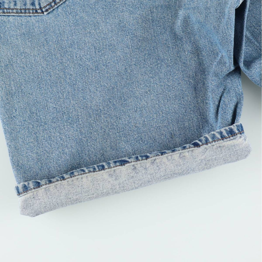 90'S Levi's 550 Relaxed Fit Denim Shorts, Made in USA, Men's W35 (approx.), Vintage. cotton blue type Vintage Second Hand
