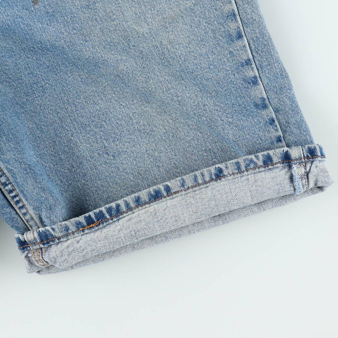 90'S Levi's 550 Relaxed Fit Denim Shorts, Made in USA, Men's W35 (approx.), Vintage. cotton blue type Vintage Second Hand