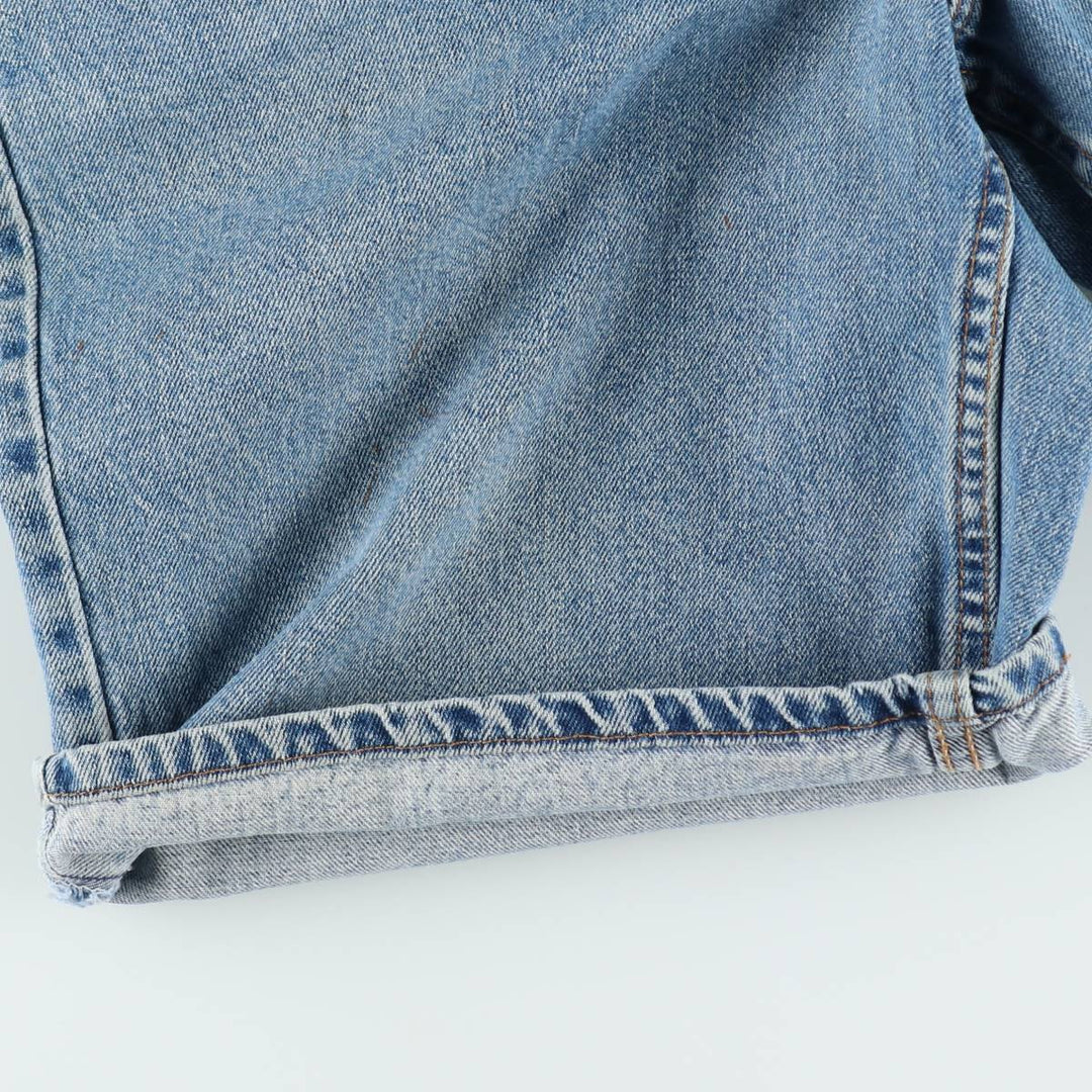 90'S Levi's 550 Relaxed Fit Denim Shorts, Made in USA, Men's W35 (approx.), Vintage. cotton blue type Vintage Second Hand
