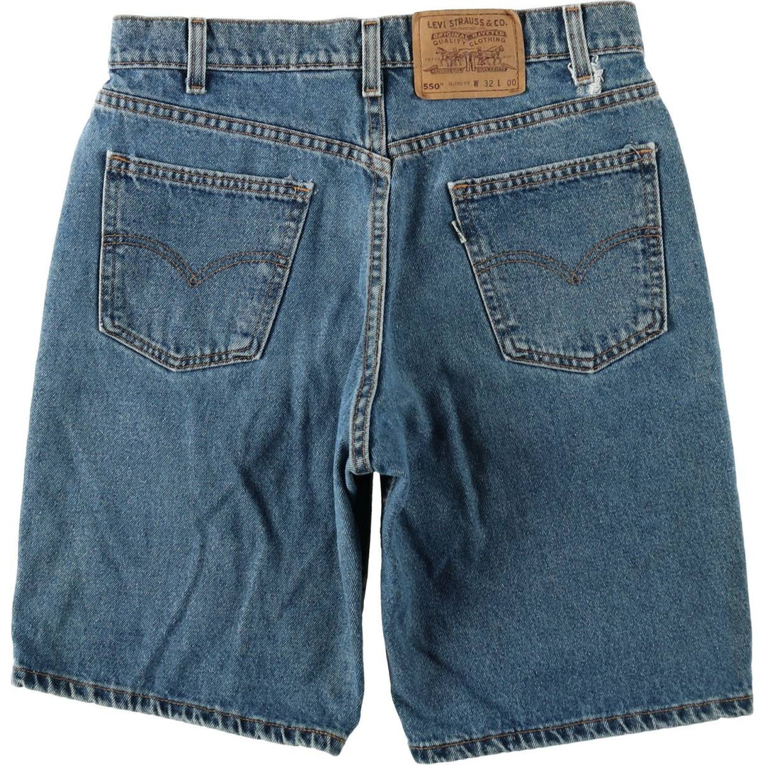 Levi's 550 Relaxed Fit Denim Shorts, Men's W32 (approx.), Vintage. unclear blue type Vintage Second Hand