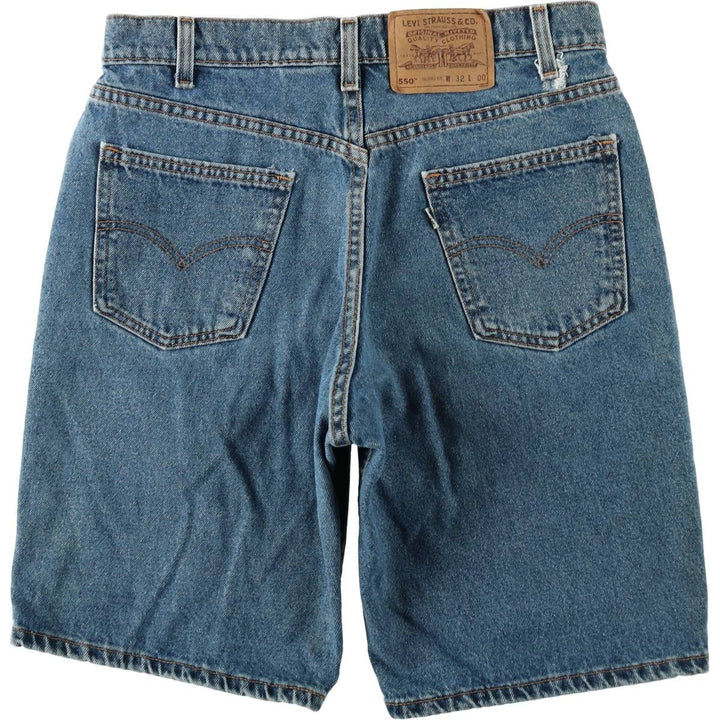 Levi's 550 Relaxed Fit Denim Shorts, Men's W32 (approx.), Vintage. unclear blue type Vintage Second Hand