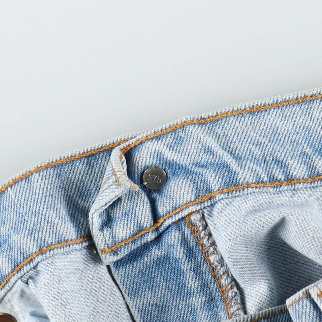 90'S Levi's 550 Orange Tab Denim Shorts, Half Pants, Made in USA, Men's W36 (approx.), Vintage cotton blue type Vintage Second Hand
