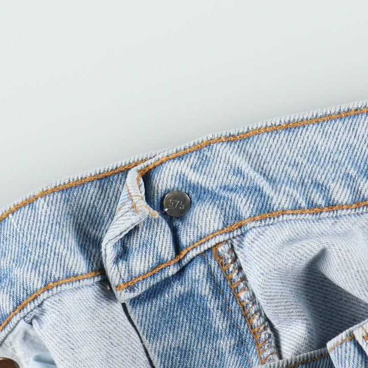 90'S Levi's 550 Orange Tab Denim Shorts, Half Pants, Made in USA, Men's W36 (approx.), Vintage cotton blue type Vintage Second Hand