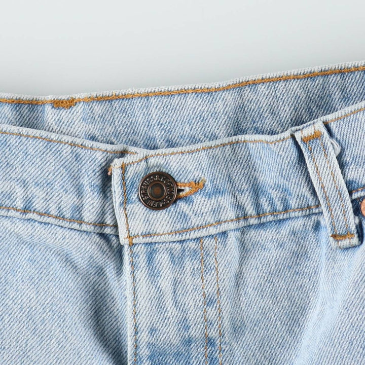 90'S Levi's 550 Orange Tab Denim Shorts, Half Pants, Made in USA, Men's W36 (approx.), Vintage cotton blue type Vintage Second Hand