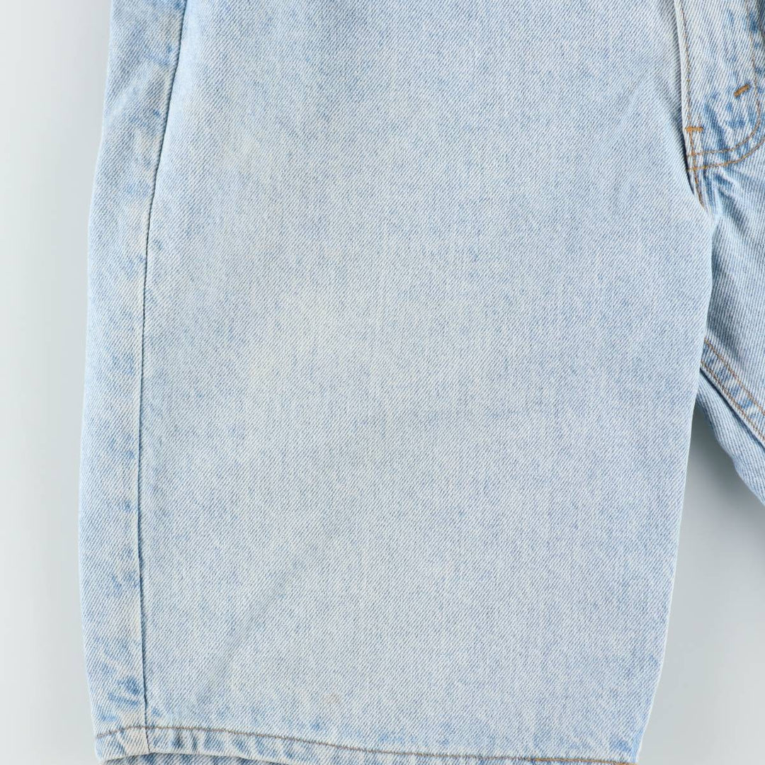 90'S Levi's 550 Orange Tab Denim Shorts, Half Pants, Made in USA, Men's W36 (approx.), Vintage cotton blue type Vintage Second Hand