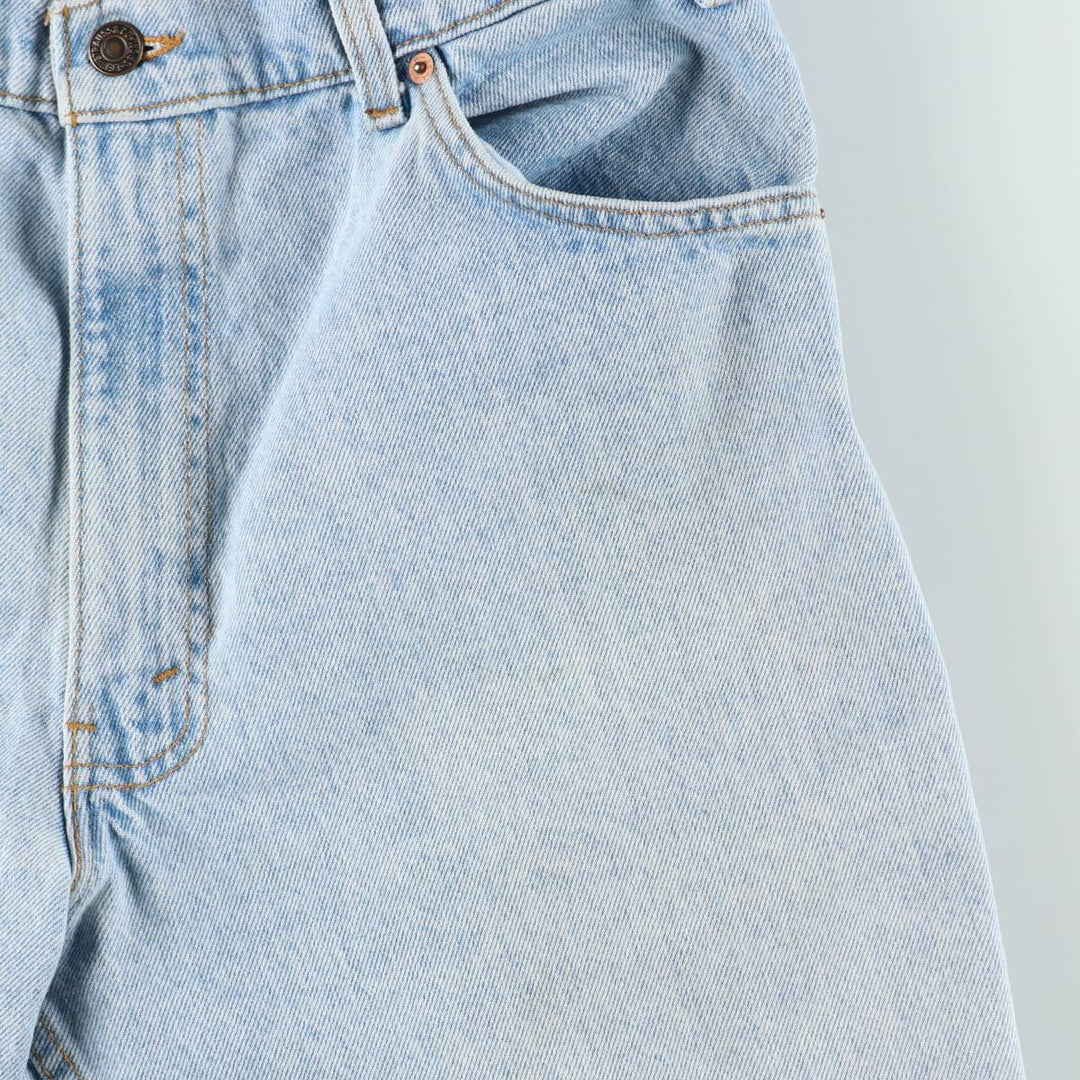 90'S Levi's 550 Orange Tab Denim Shorts, Half Pants, Made in USA, Men's W36 (approx.), Vintage cotton blue type Vintage Second Hand