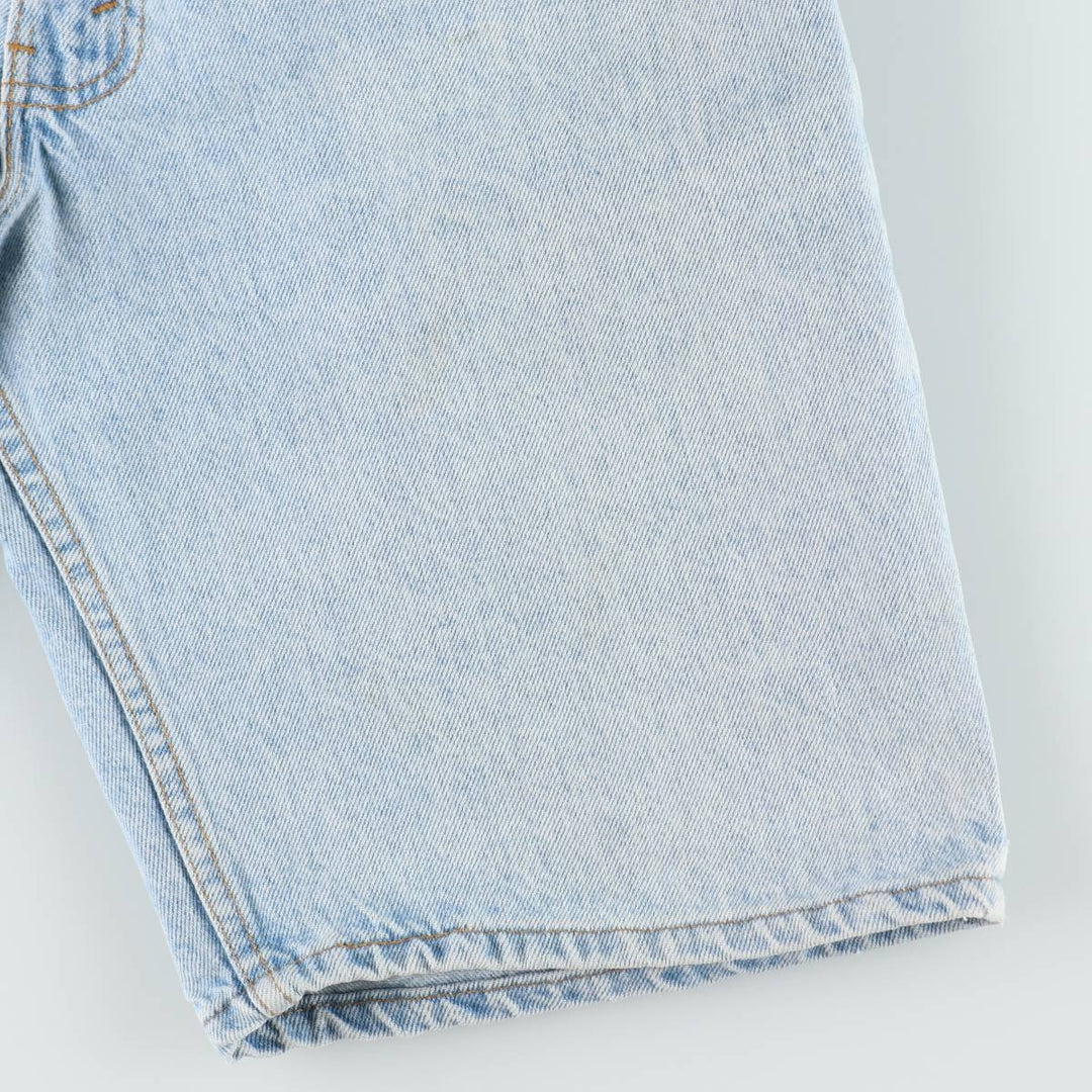 90'S Levi's 550 Orange Tab Denim Shorts, Half Pants, Made in USA, Men's W36 (approx.), Vintage cotton blue type Vintage Second Hand