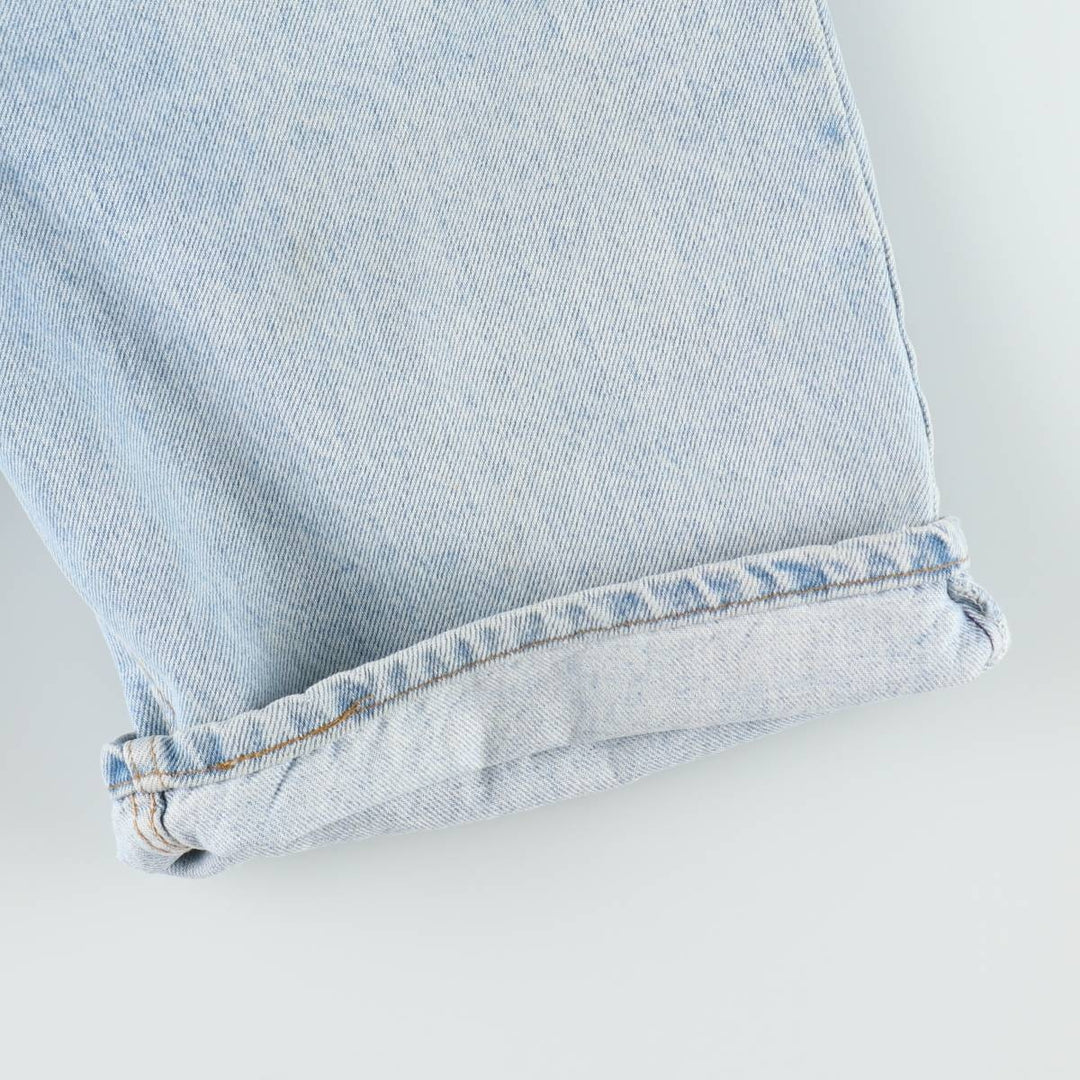 90'S Levi's 550 Orange Tab Denim Shorts, Half Pants, Made in USA, Men's W36 (approx.), Vintage cotton blue type Vintage Second Hand
