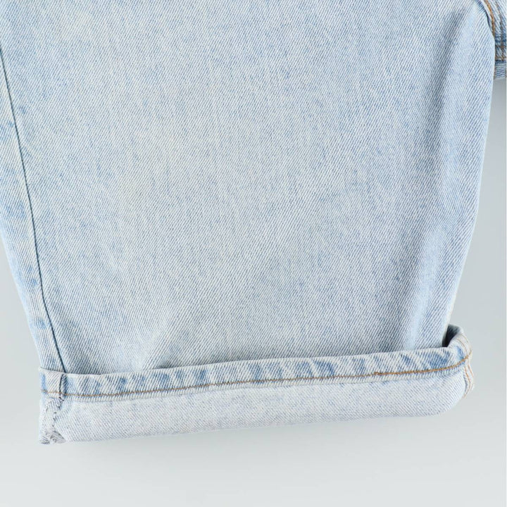 90'S Levi's 550 Orange Tab Denim Shorts, Half Pants, Made in USA, Men's W36 (approx.), Vintage cotton blue type Vintage Second Hand