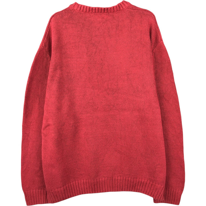 Burberry's mock neck cotton knit sweater, men's size XL. cotton pink type Vintage Second Hand