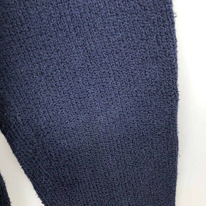 Ralph Lauren POLO by Ralph Lauren Cotton Knit Sweater Men's L size cotton navy blue type Vintage Second Hand