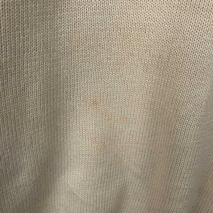 Ralph Lauren POLO by Ralph Lauren Cotton Knit Sweater Men's XL cotton ivory Vintage Second Hand