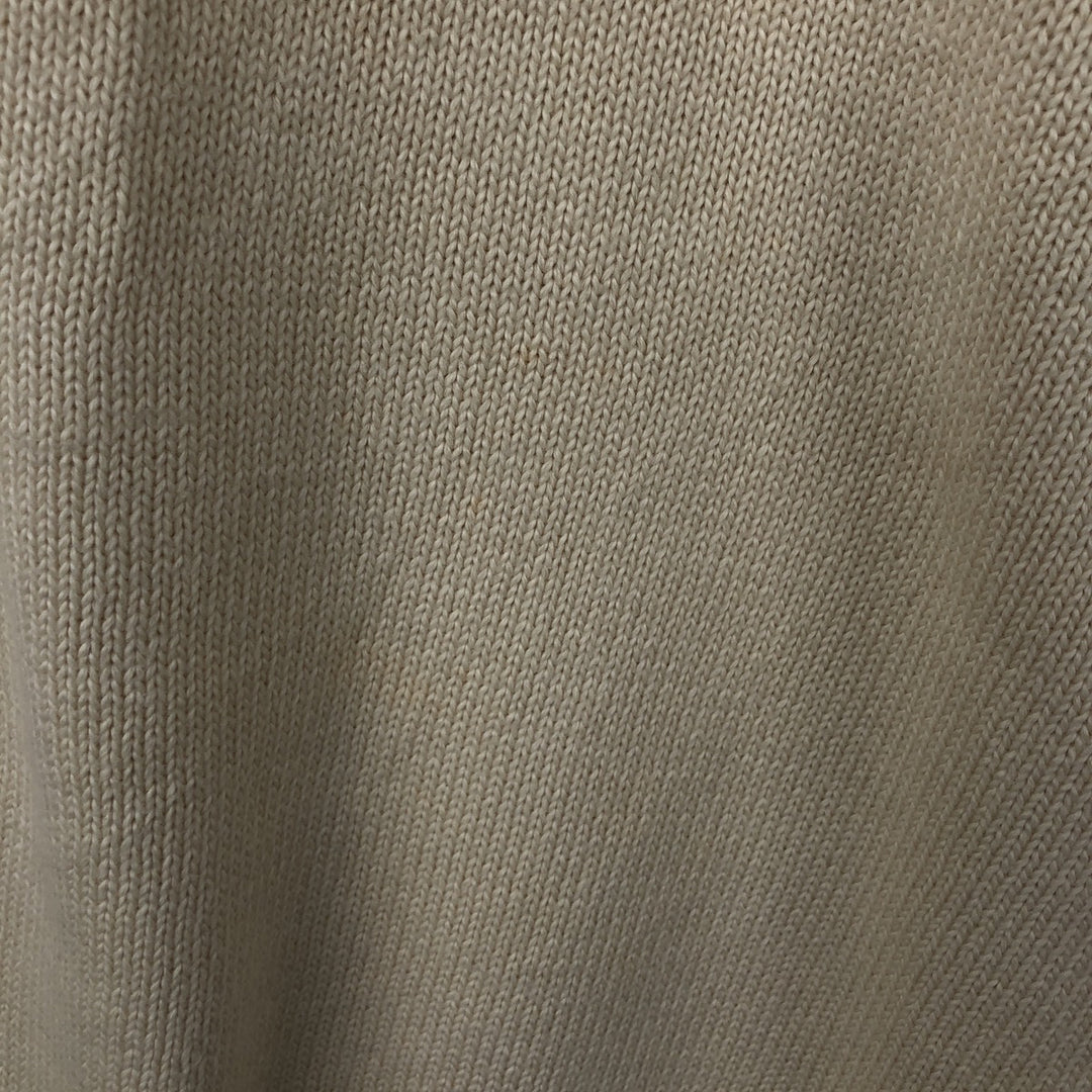 Ralph Lauren POLO by Ralph Lauren Cotton Knit Sweater Men's XL cotton ivory Vintage Second Hand