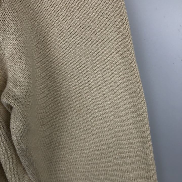 Ralph Lauren POLO by Ralph Lauren Cotton Knit Sweater Men's XL cotton ivory Vintage Second Hand