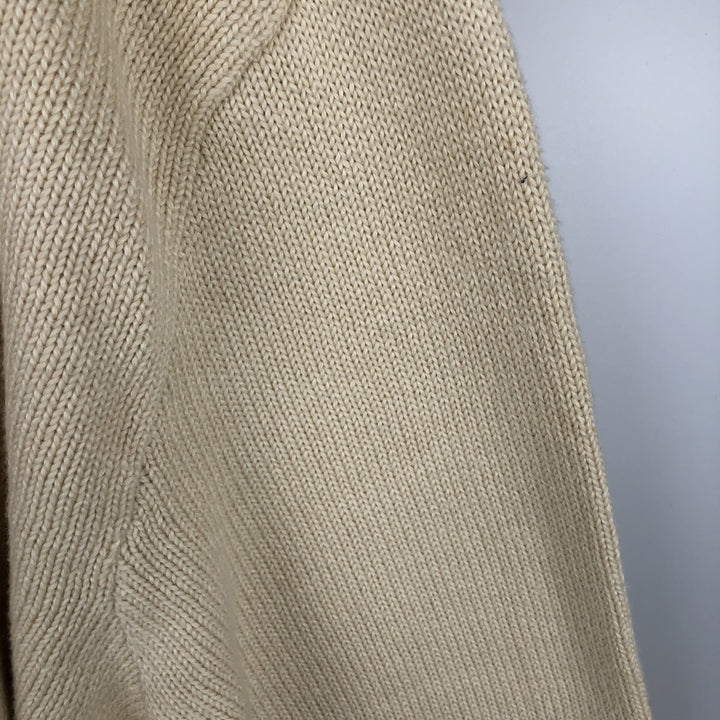 Ralph Lauren POLO by Ralph Lauren Cotton Knit Sweater Men's XL cotton ivory Vintage Second Hand