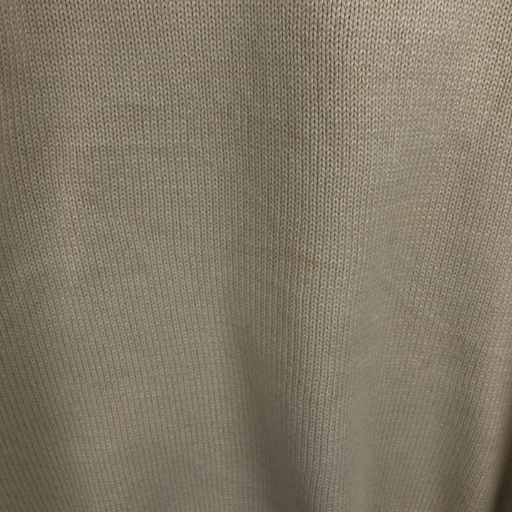 Ralph Lauren POLO by Ralph Lauren Cotton Knit Sweater Men's XL cotton ivory Vintage Second Hand