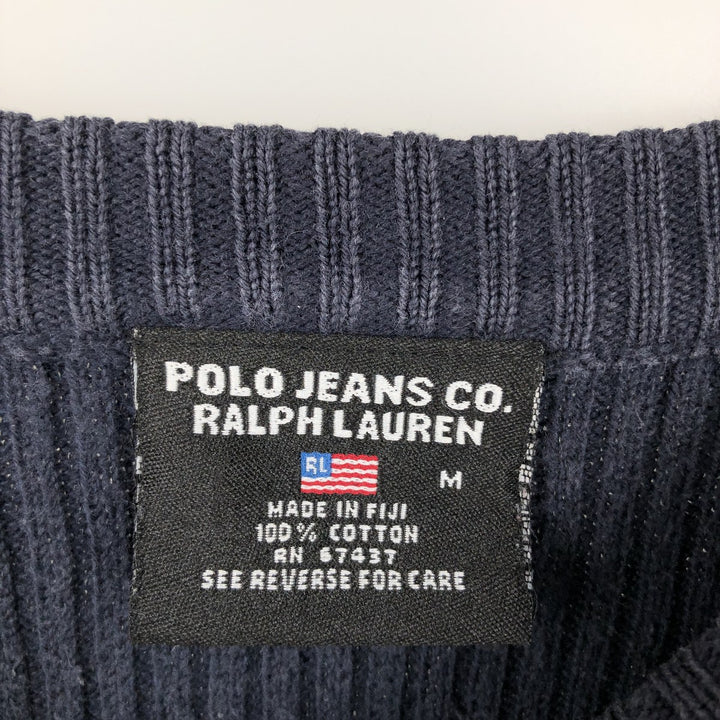 Ralph Lauren POLO JEANS COMPANY Men's Size M (equivalent to size M) cotton navy blue type Vintage Second Hand