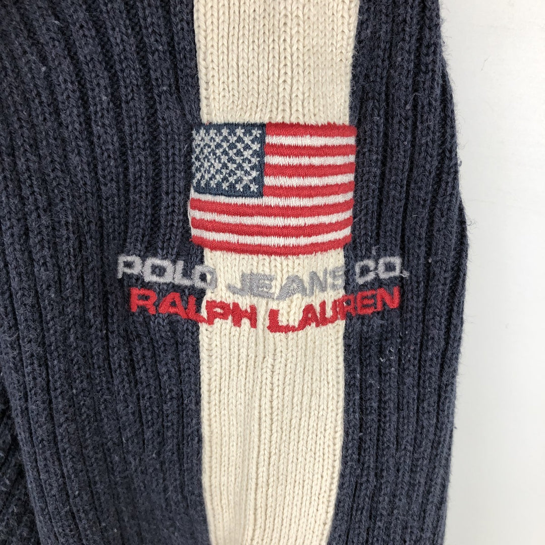 Ralph Lauren POLO JEANS COMPANY Men's Size M (equivalent to size M) cotton navy blue type Vintage Second Hand