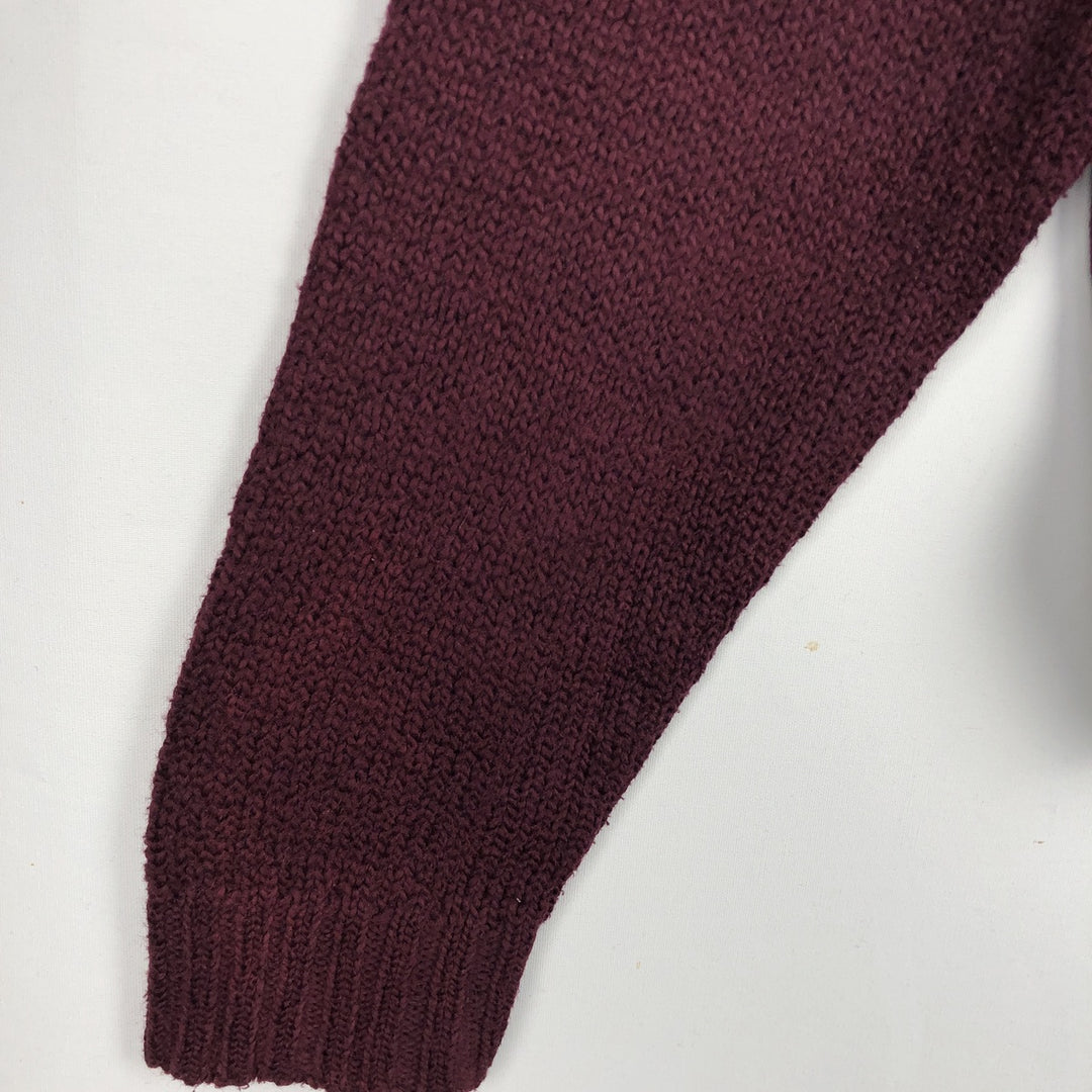 Ralph Lauren POLO by Ralph Lauren Cotton Knit Sweater Men's XL cotton wine-red Vintage Second Hand